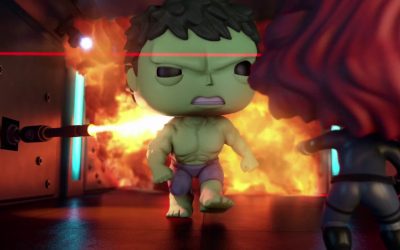 Cortos Funko Marvel…. y uno de DC